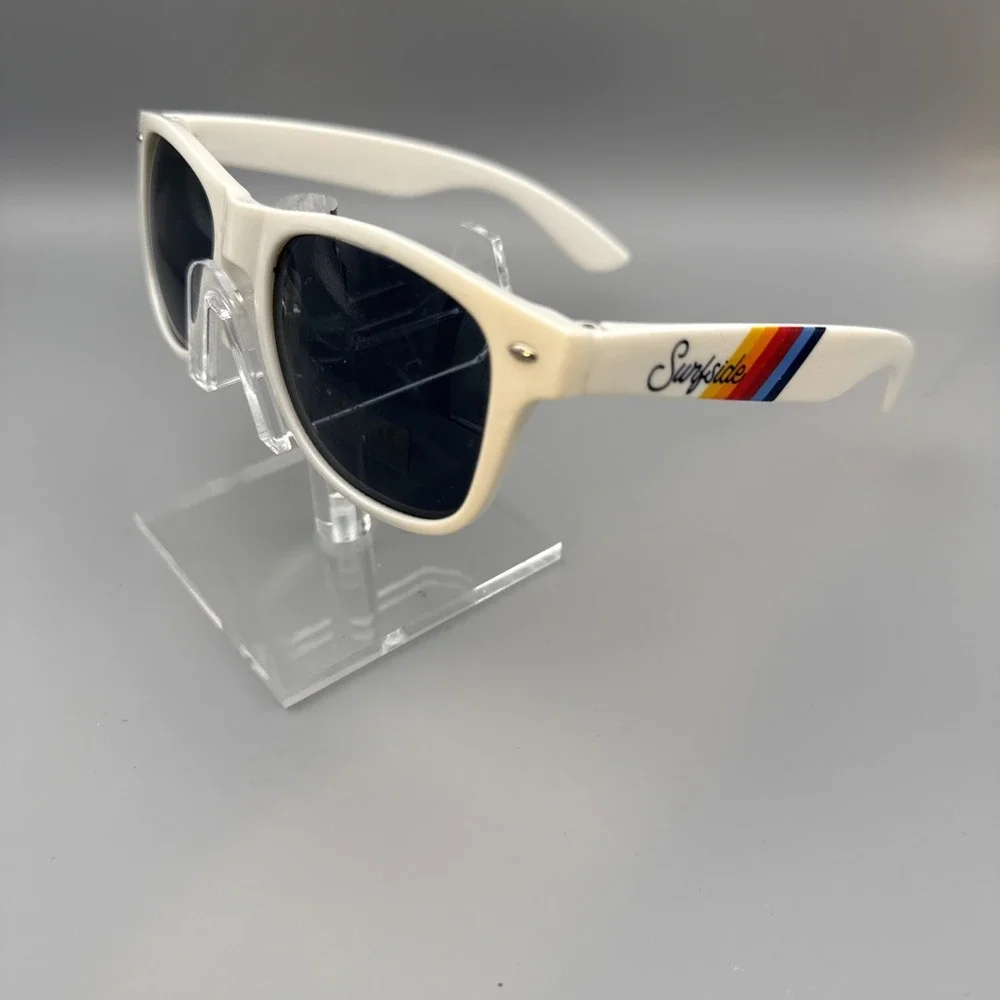 Surfside Vodka Drinks White Sunglasses NWT 100% Uv 400 Protection Polarized